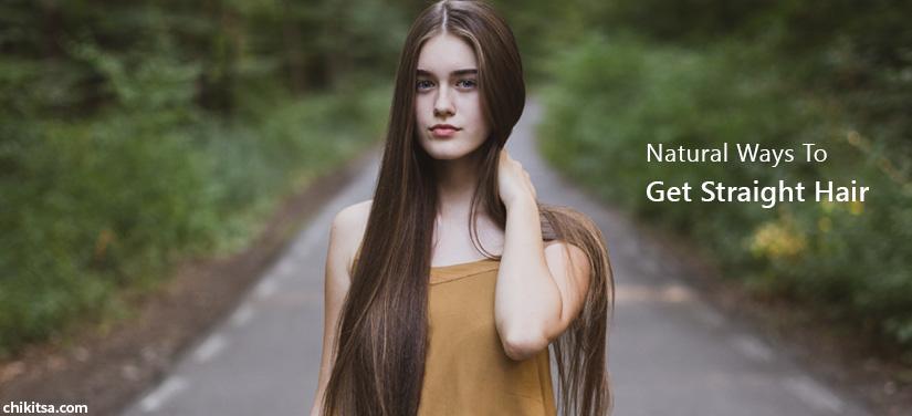 natural ways to get straight hair