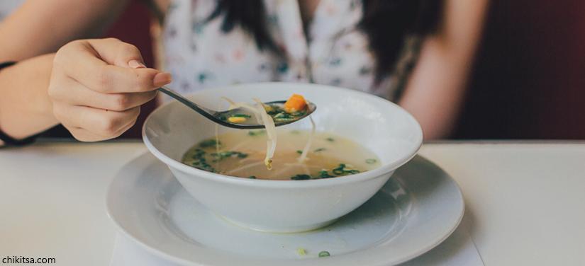 Soup - Best Food to eat after vomiting during pregnancy