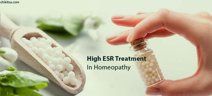 high esr treatment in homoeopathy